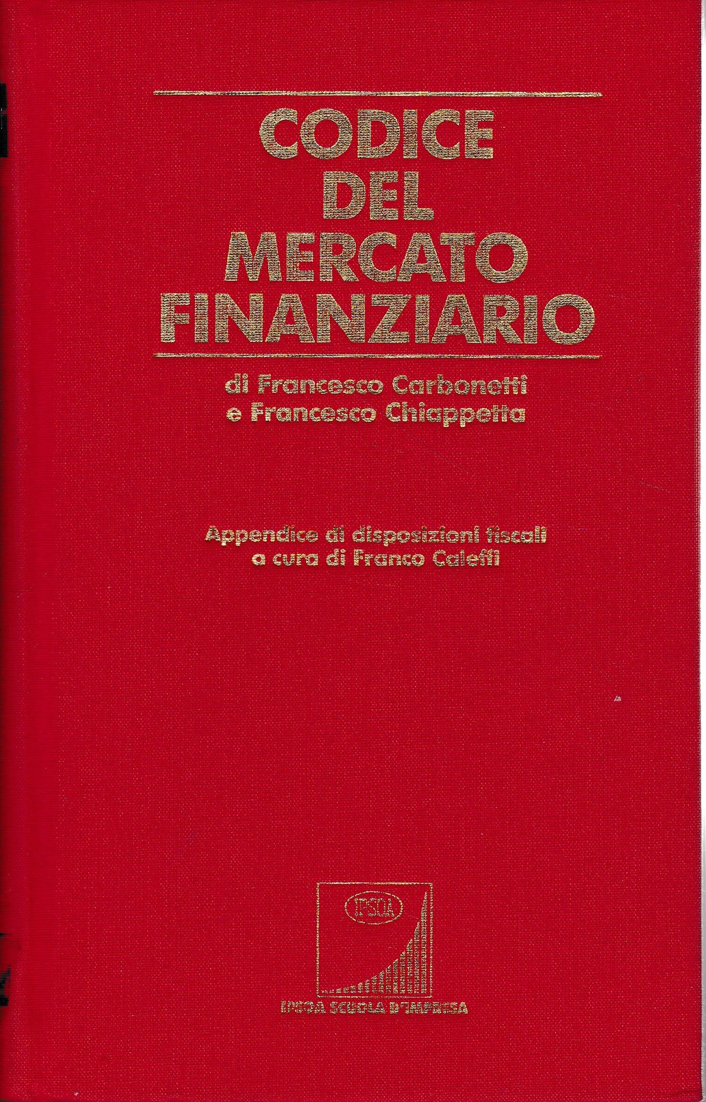 Codice del mercato finanziario - copertina