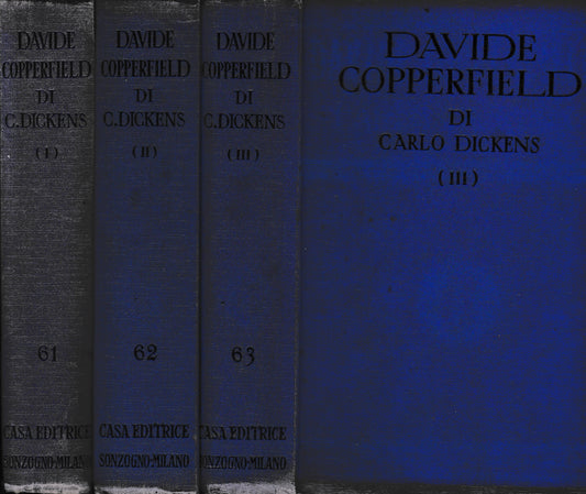 Davide Copperfield, 3 volumi - copertina