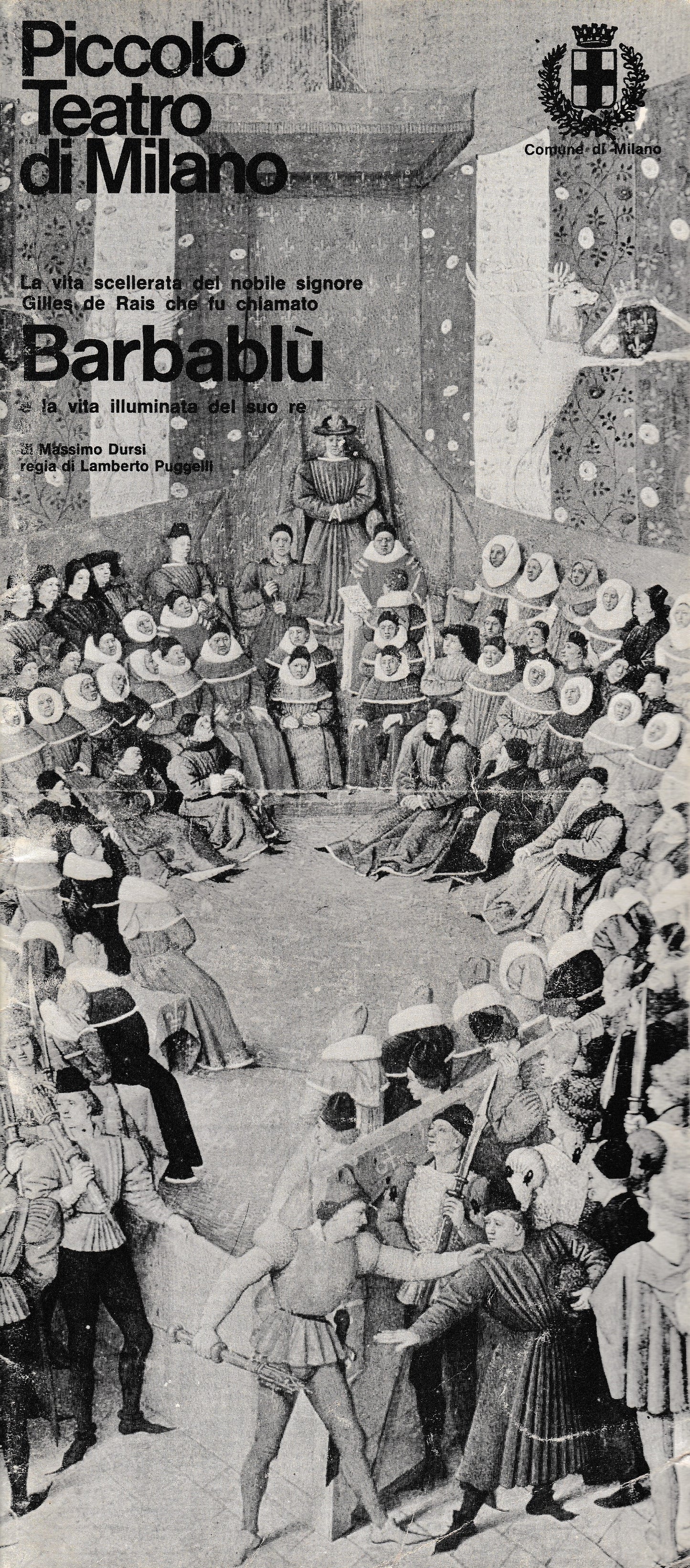 Barbablù. Opuscolo - copertina