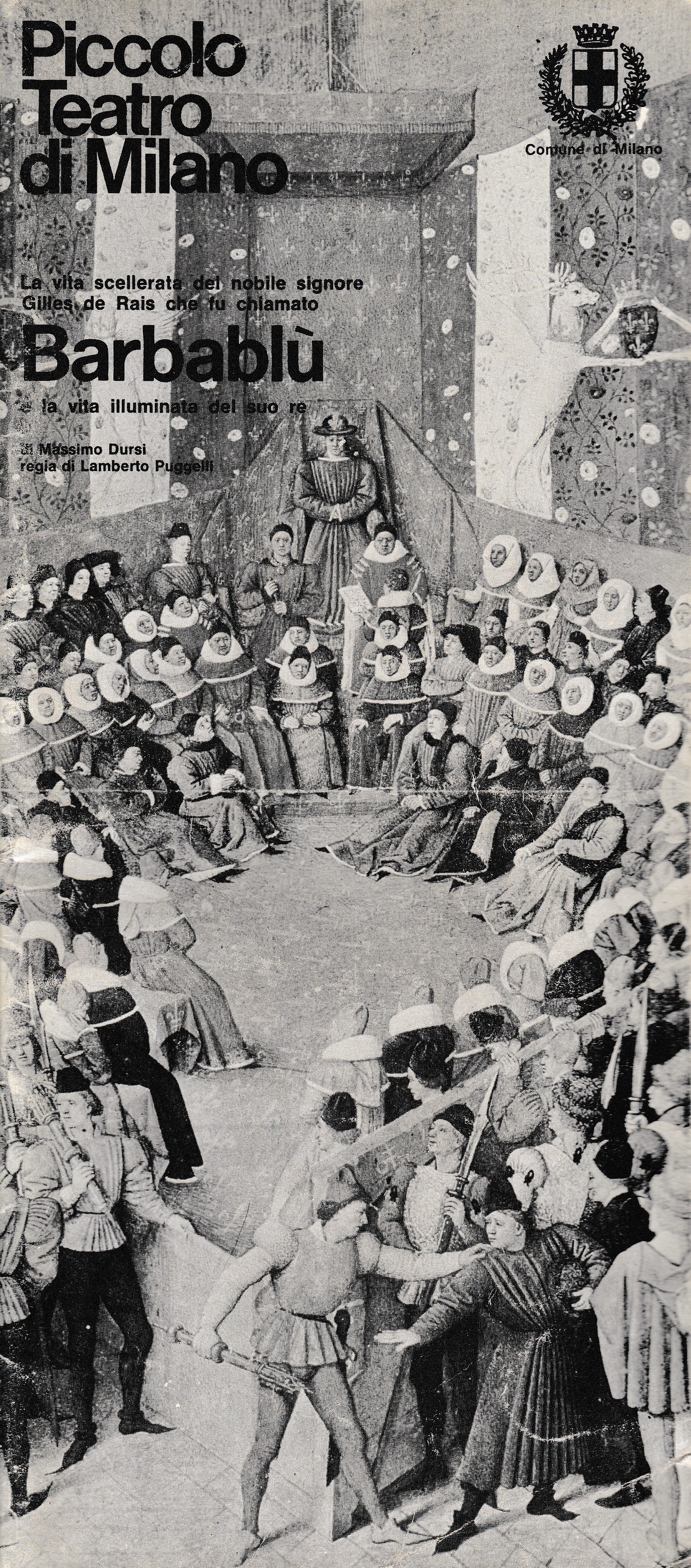 Barbablù. Opuscolo - copertina