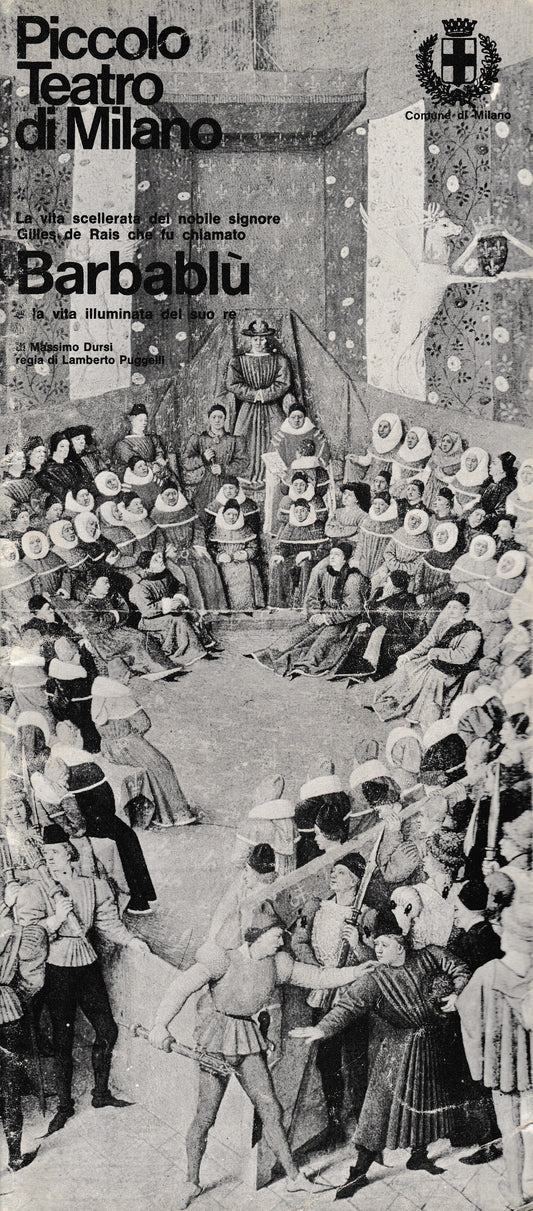 Barbablù. Opuscolo - copertina