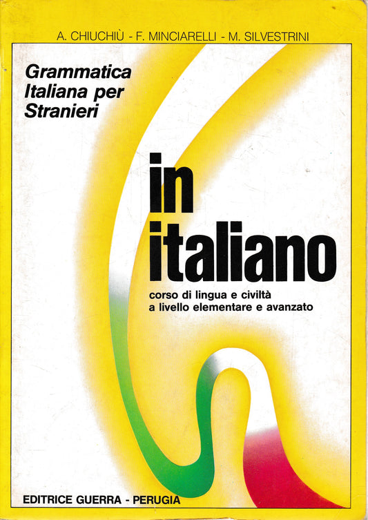 Grammatica Italiana per Stranieri in italiano - copertina