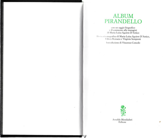 Album Pirandello. - copertina