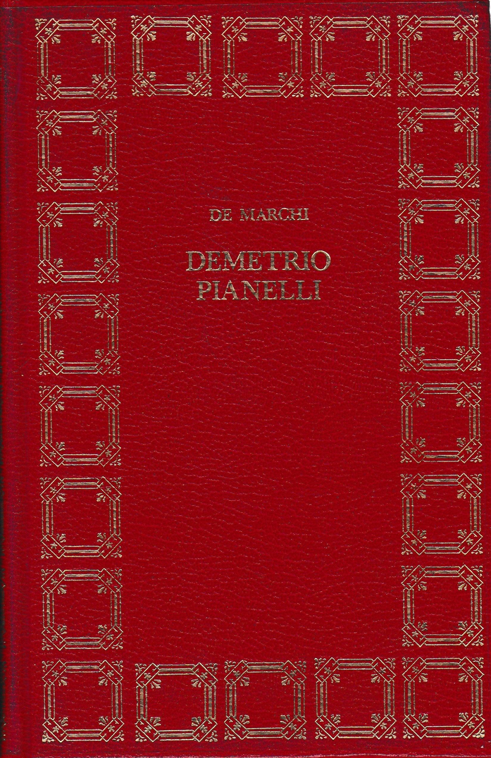Demetrio Pianelli - copertina
