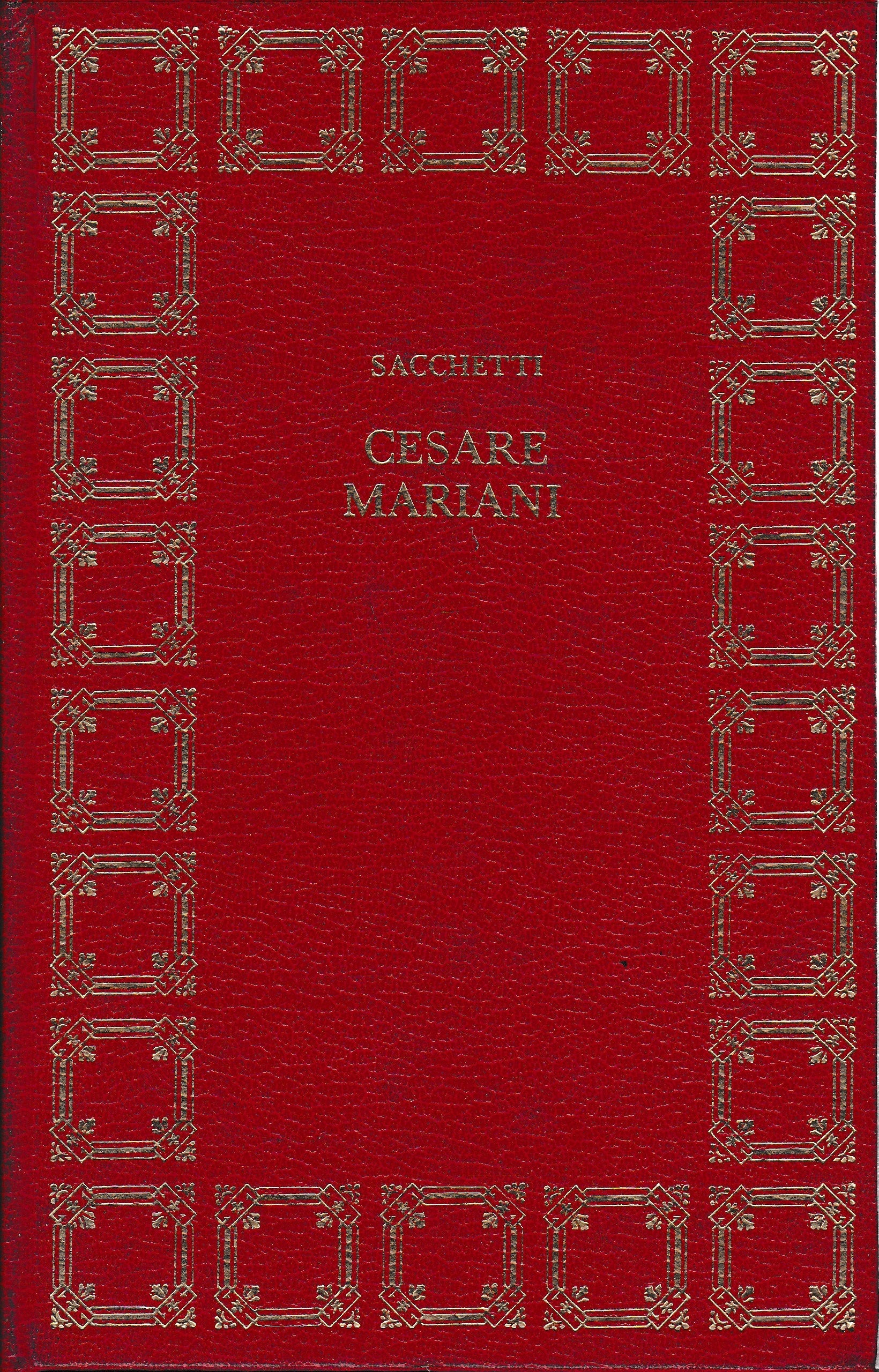 Cesare Mariani racconto - copertina