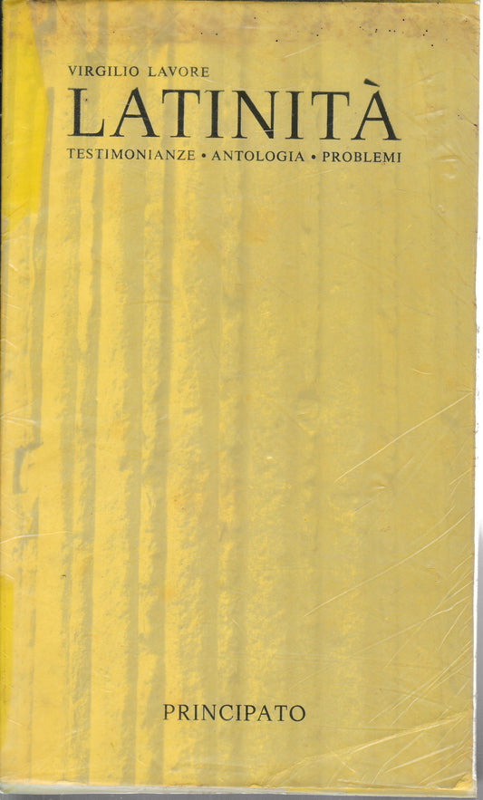 Latinità. Tesimonianze - Antologia - Problemi - copertina