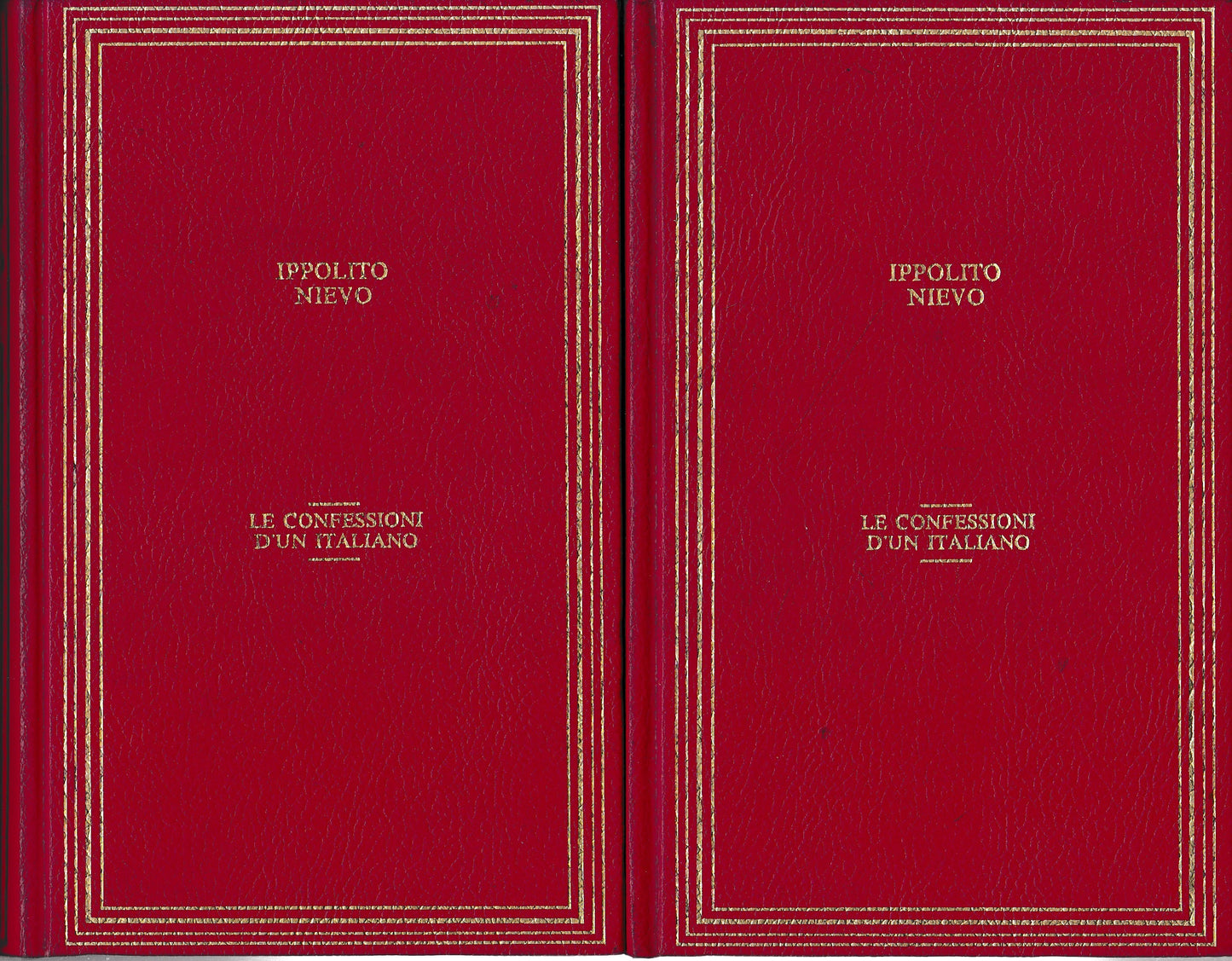 Le confessioni d'un italiano, 2 volumi - copertina