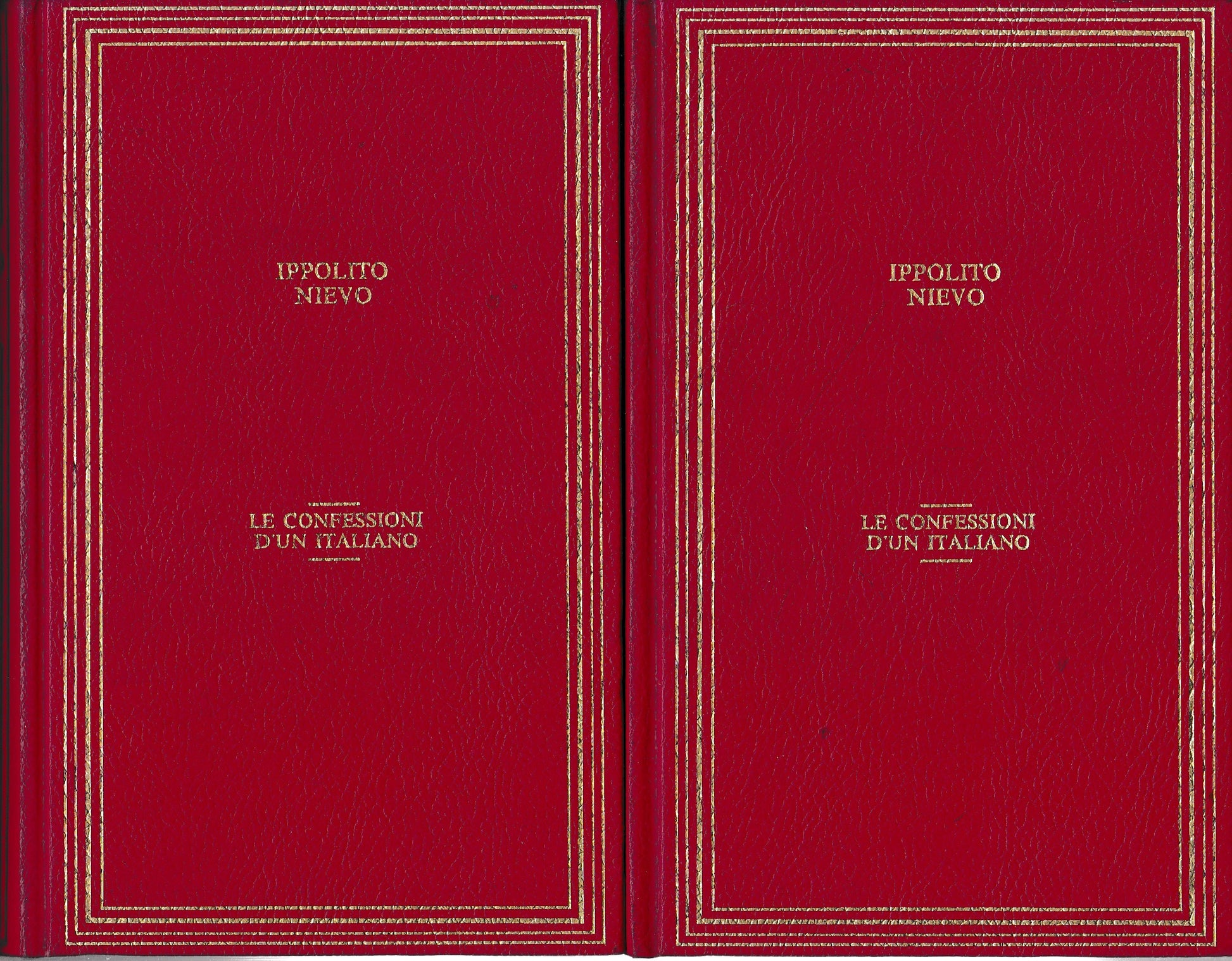 Le confessioni d'un italiano, 2 volumi - copertina