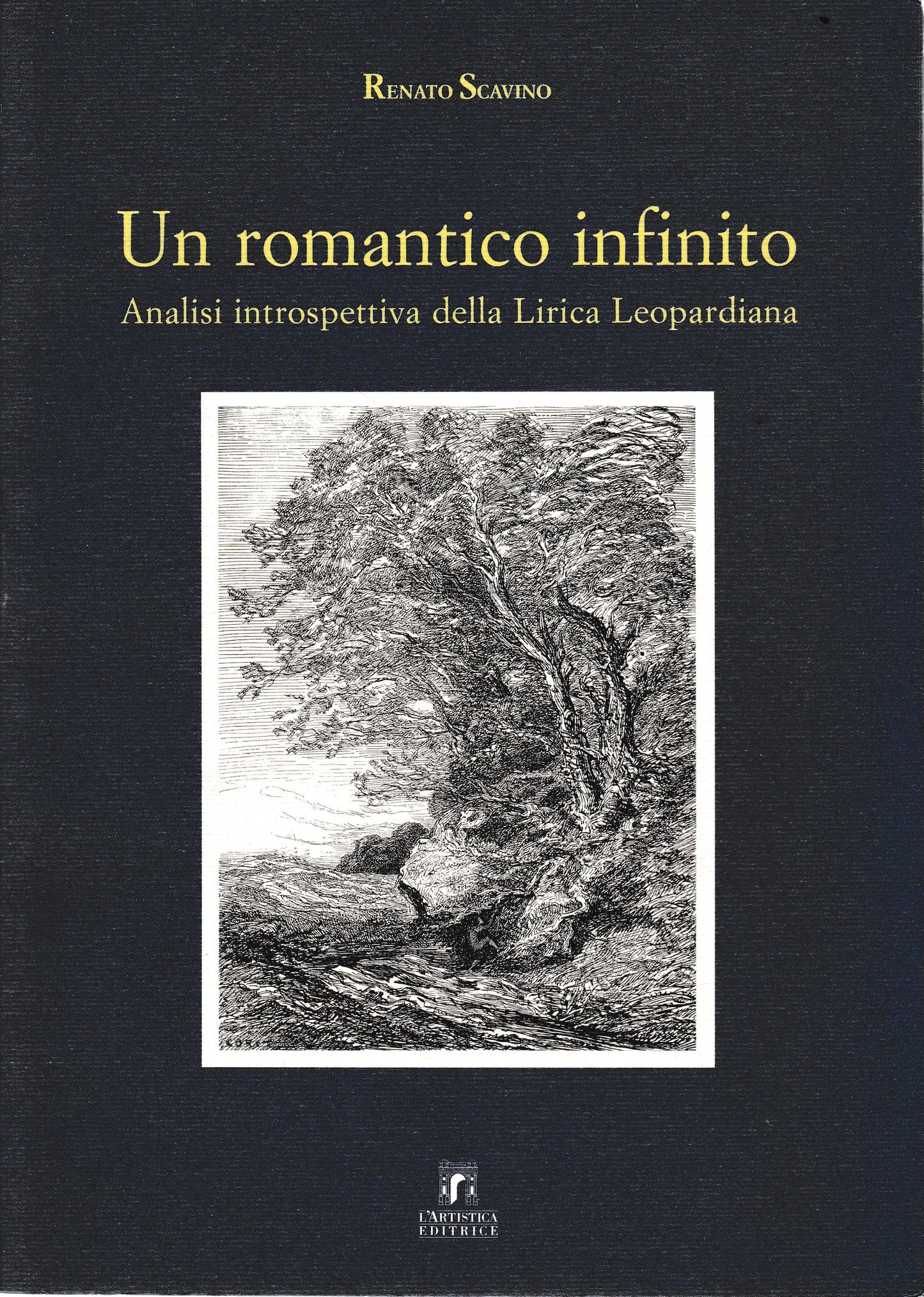 Un romantico infinito. Analisi introspettiva della lirica leopardiana - copertina