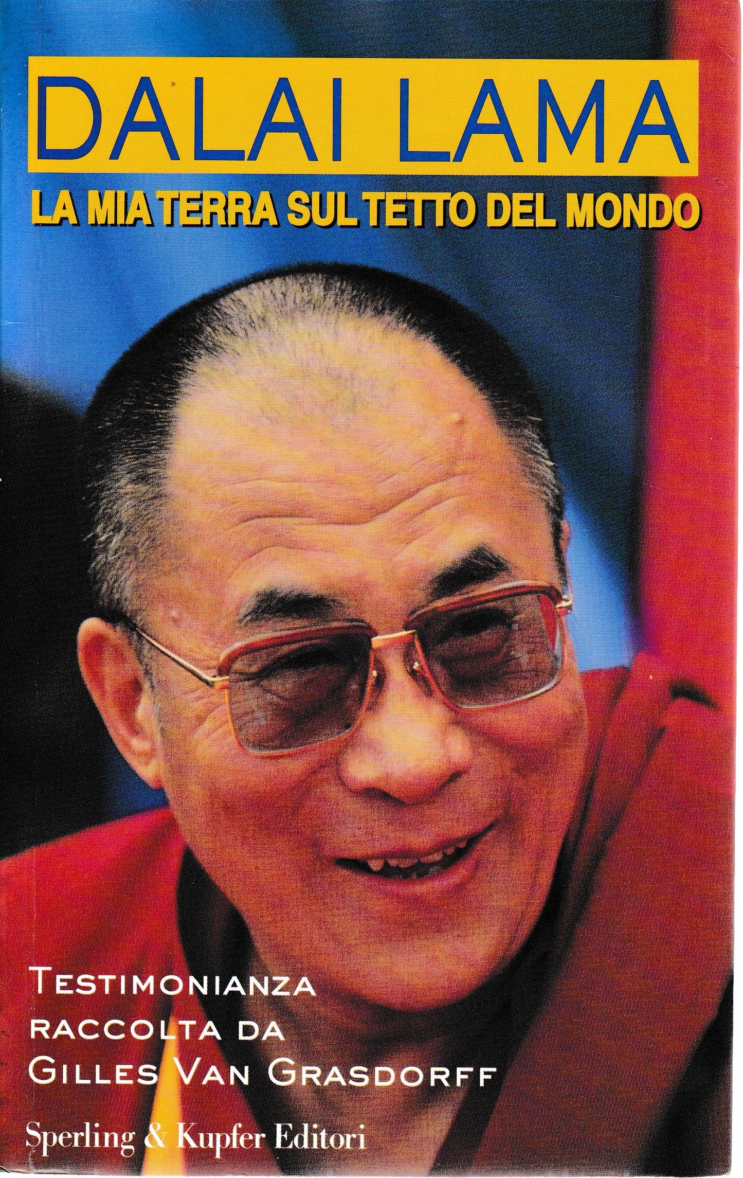 Dalai Lama. La mia terra sul tetto del mondo - copertina