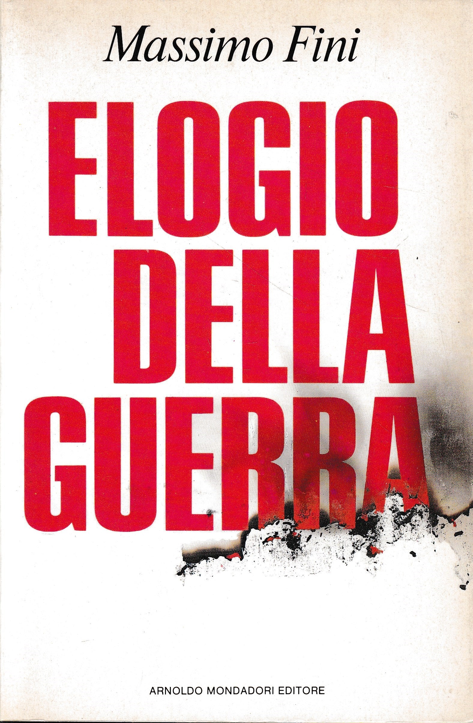 Elogio della guerra - copertina