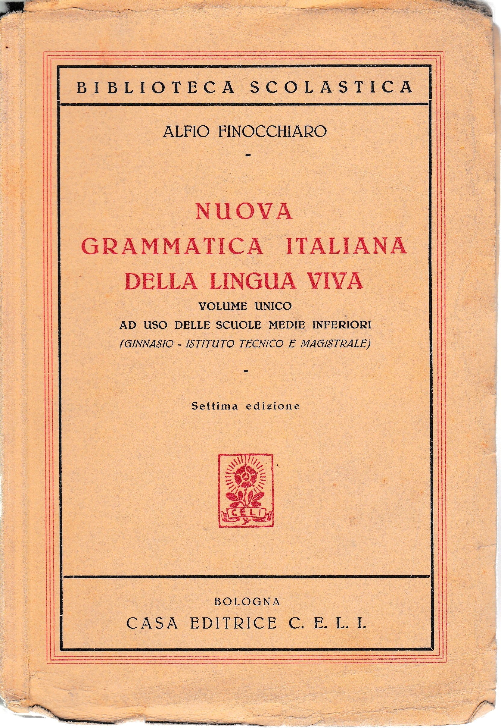 Nuova grammatica italiana della lingua viva - copertina