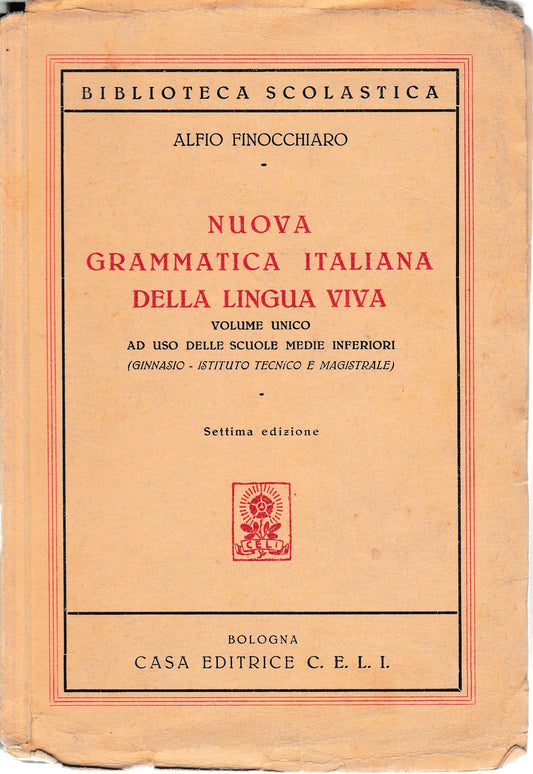 Nuova grammatica italiana della lingua viva - copertina