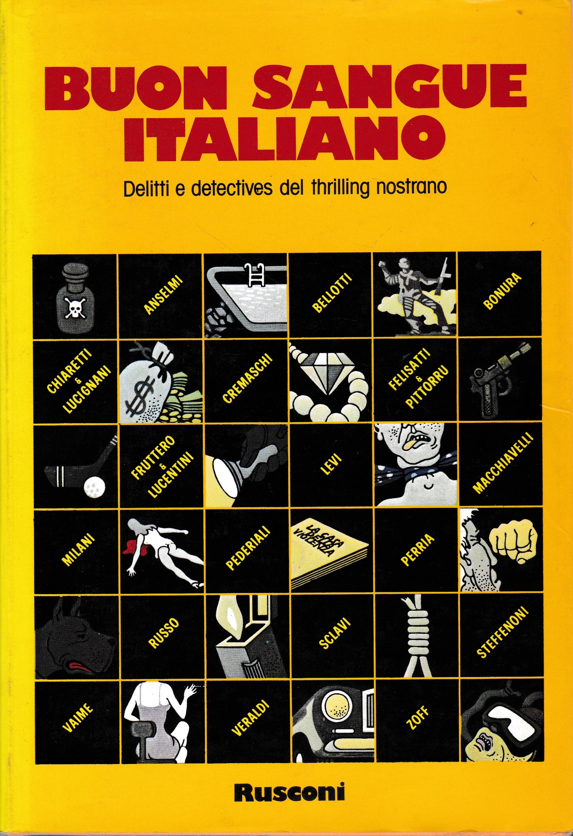 Buon sangue italiano. Delitti e detectives del thrilling nostrano - copertina