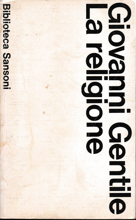 La religione - copertina