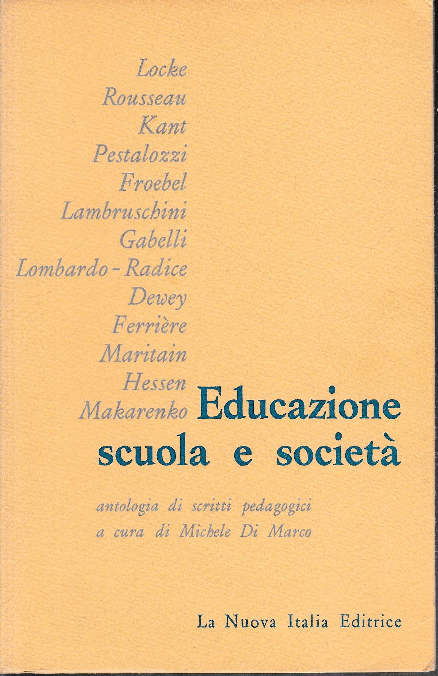Educazione scuola e società - copertina