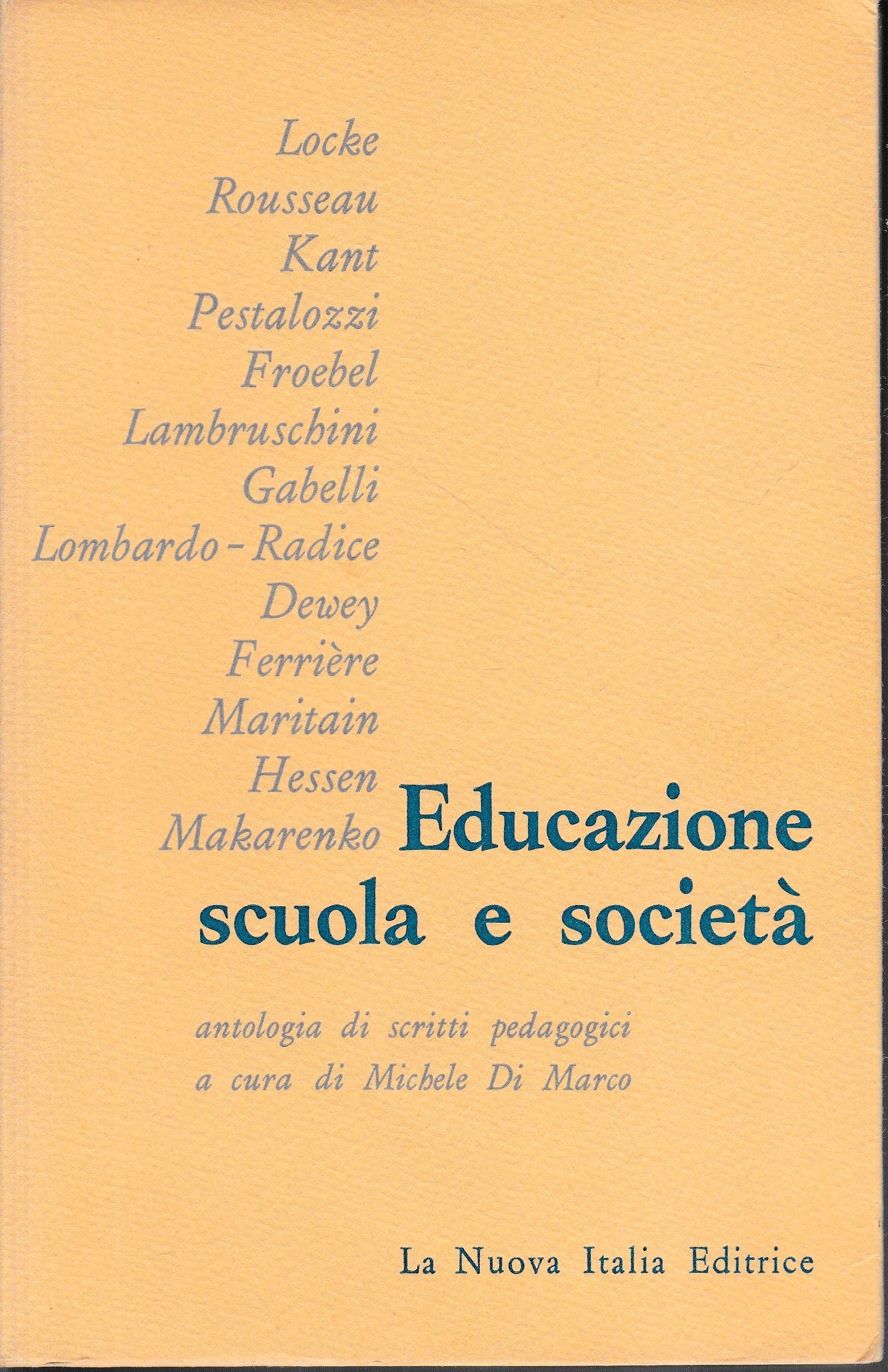 Educazione scuola e società - copertina