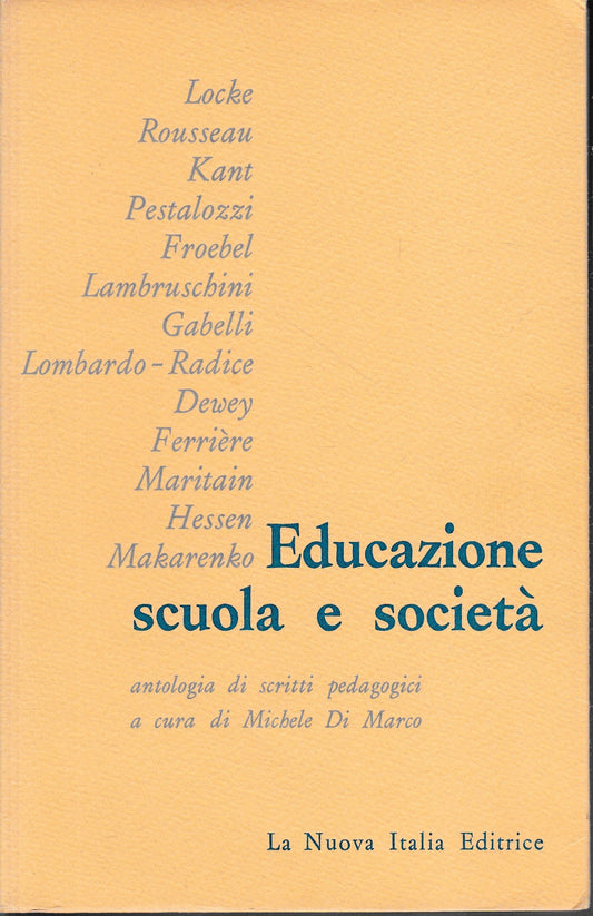 Educazione scuola e società - copertina