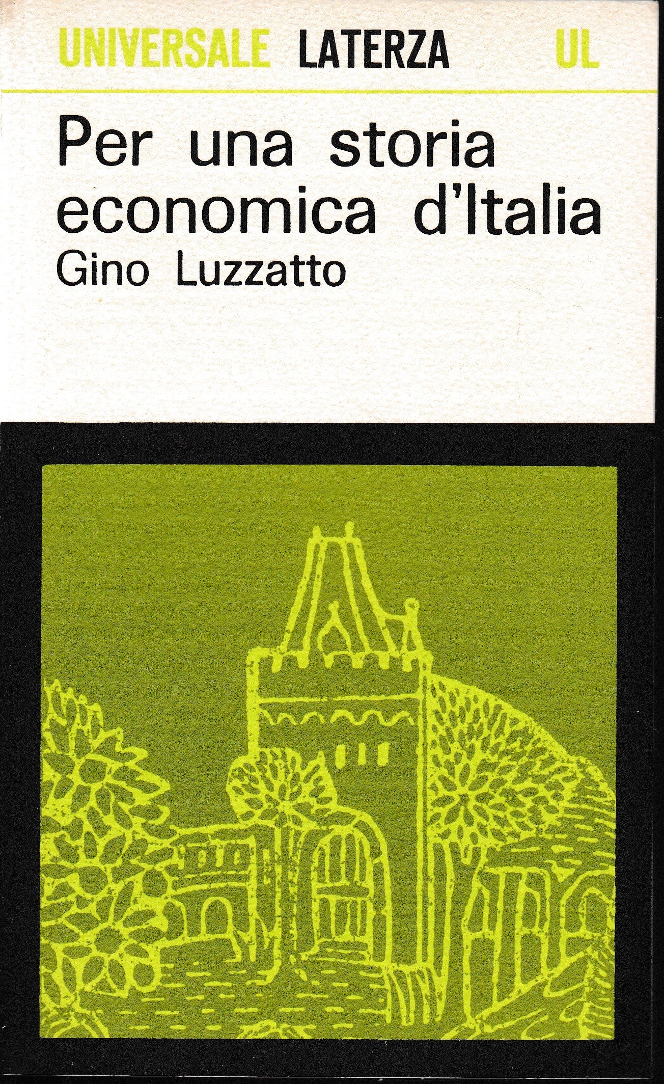 Per una storia economica d'Italia - copertina