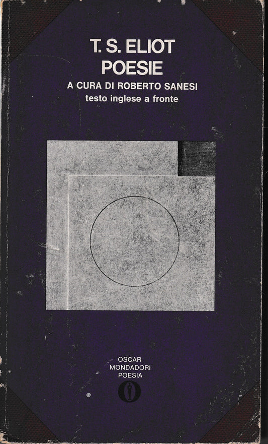 Poesie. Testo inglese a fronte - copertina