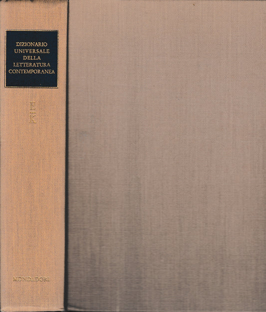 Dizionario Universale della letteratura contemporanea, volume secondo E-K - copertina