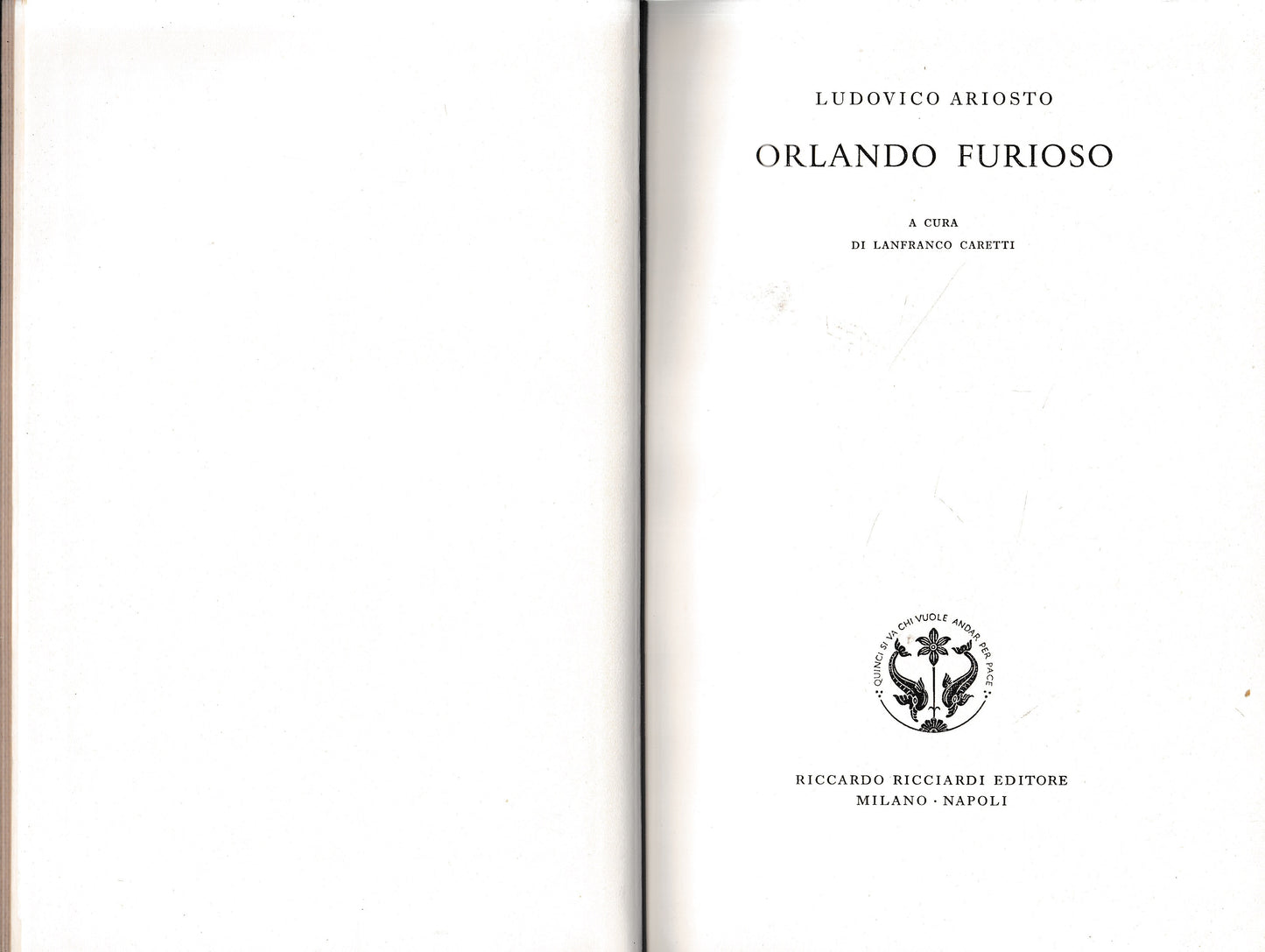 La letteratura italiana. Storia e testi. Orlando Furioso, volume 19 - copertina