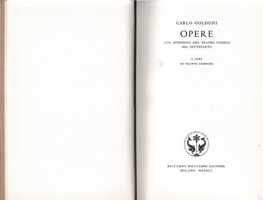 La letteratura italiana. Storia e testi. Opere, volume 42 - copertina
