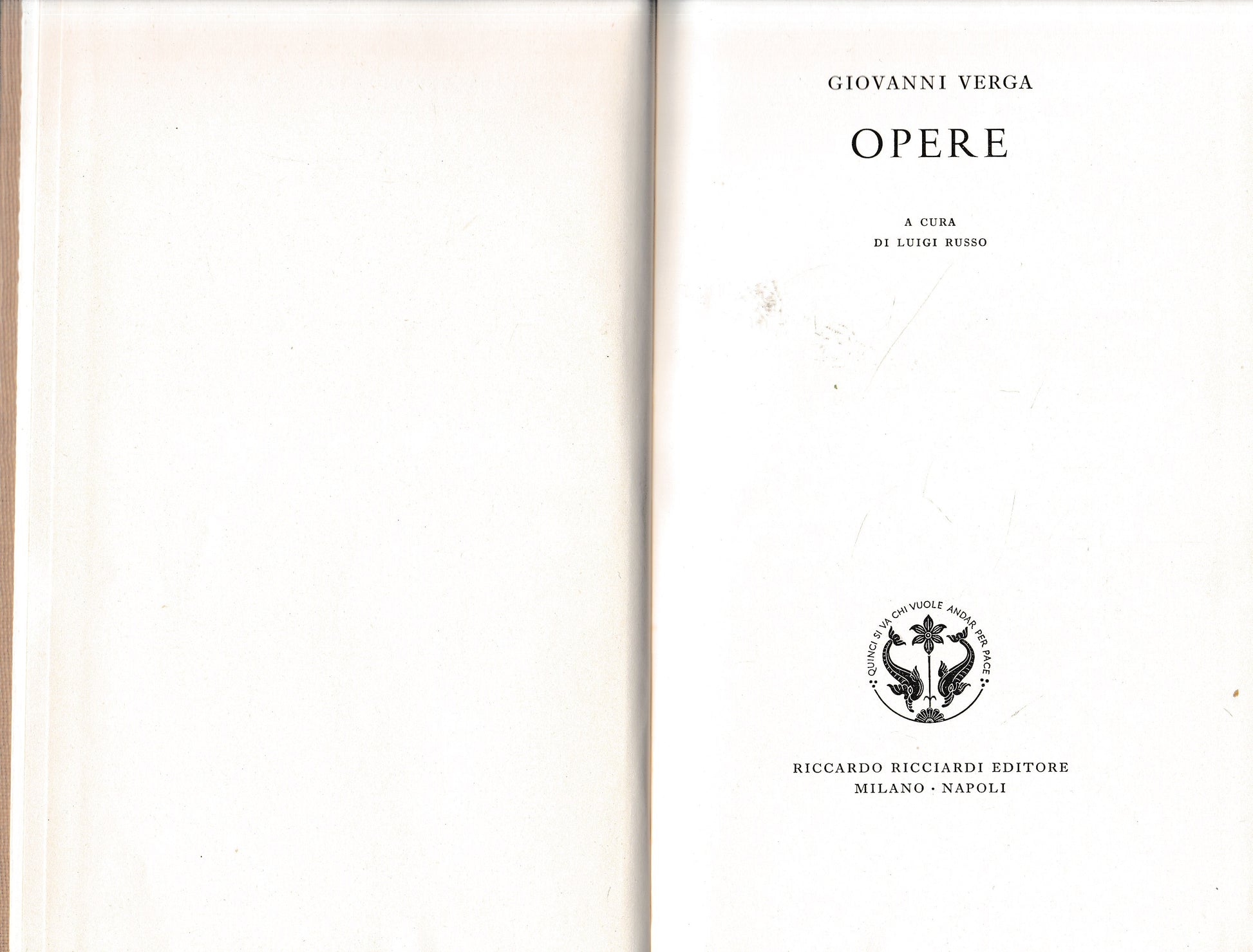 La letteratura italiana. Storia e testi. Opere, volume 63 - copertina