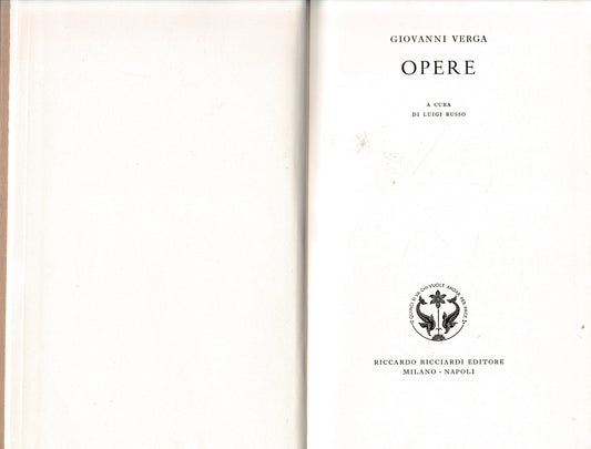 La letteratura italiana. Storia e testi. Opere, volume 63 - copertina