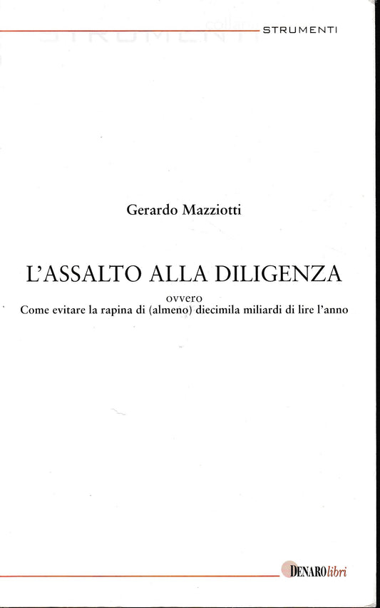L'assalto alla diligenza - copertina