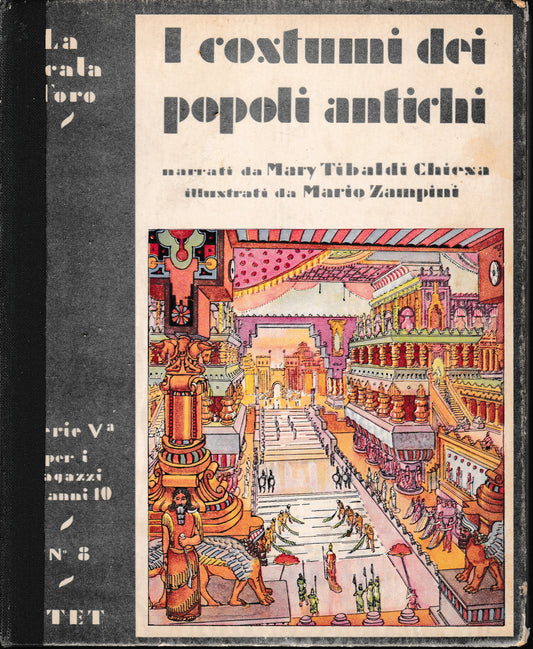 Costumi dei popoli antichi. Serie quinta per i ragazzi di anni dieci n. 8 - copertina