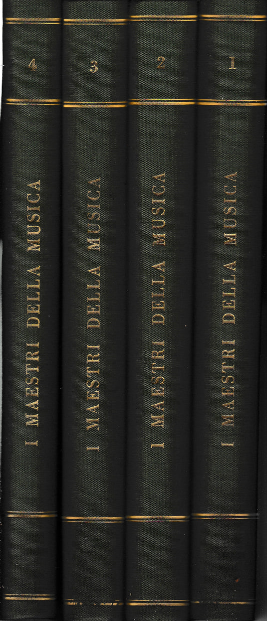 I maestri della musica, quattro volumi - copertina