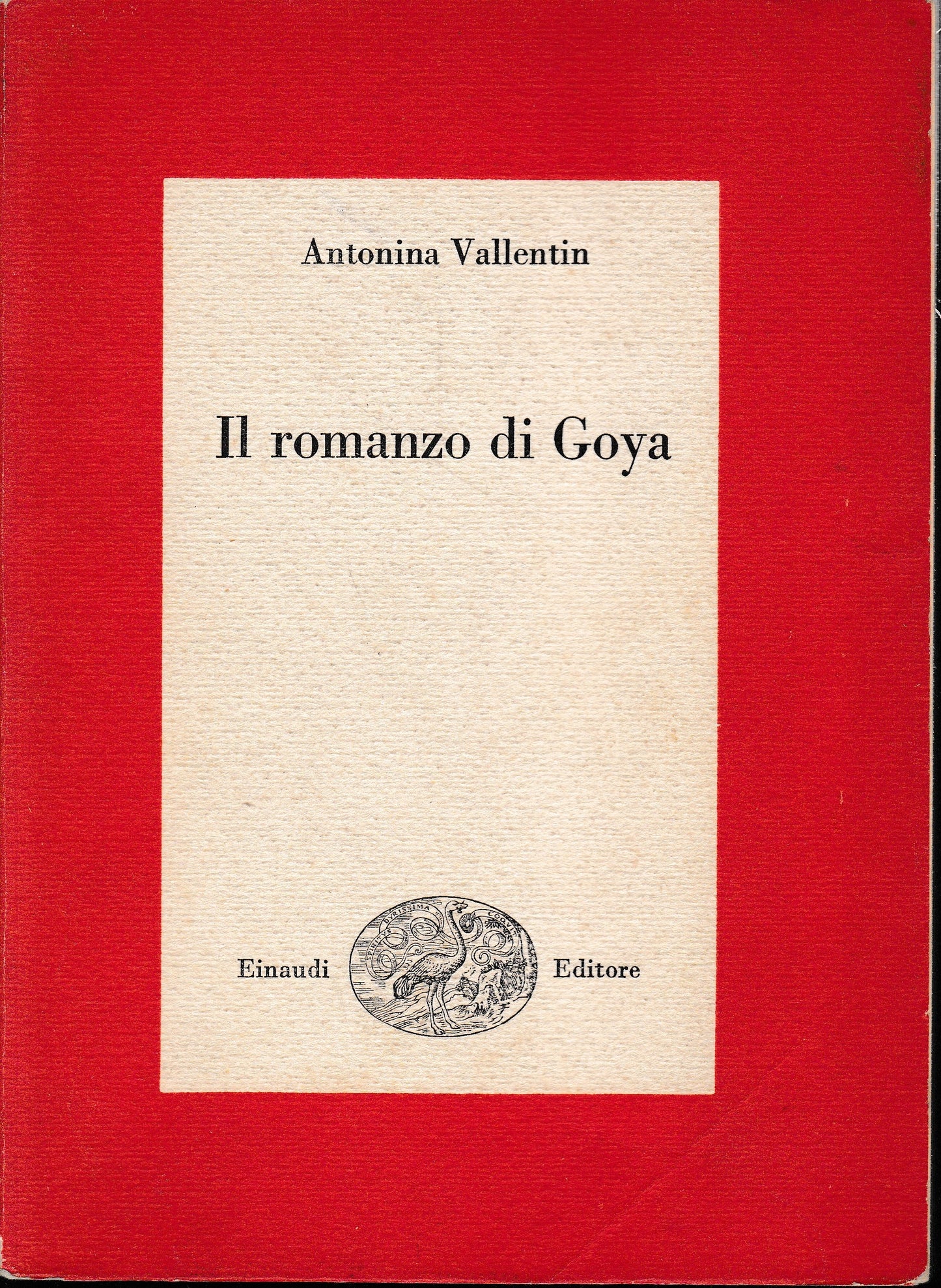 Il romanzo di Goya - copertina