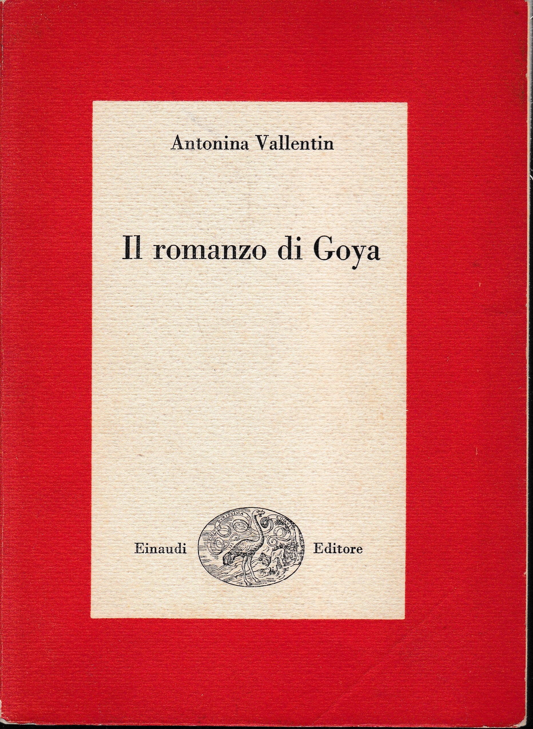 Il romanzo di Goya - copertina