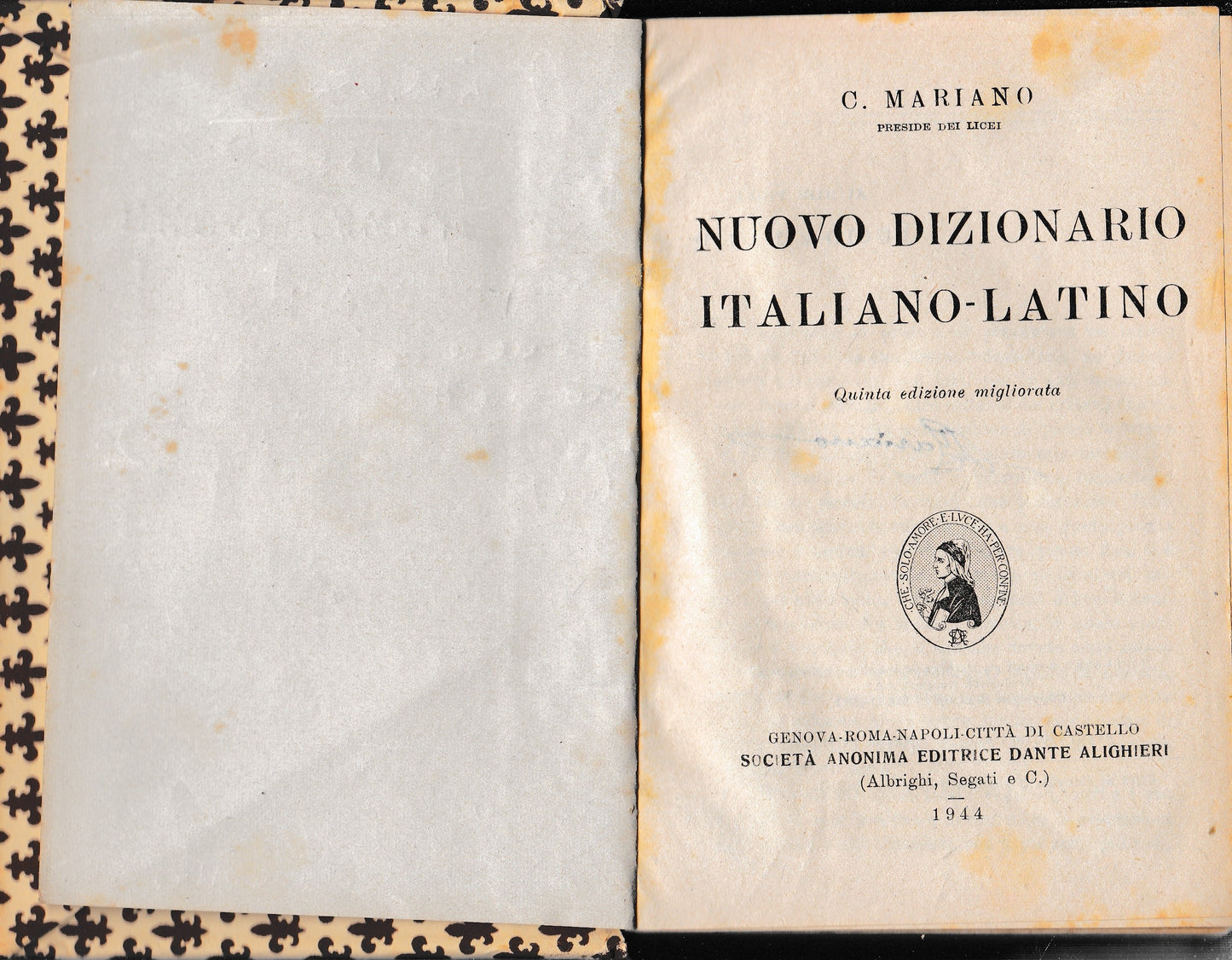 Nuovo dizionario Italiano-Latino - copertina