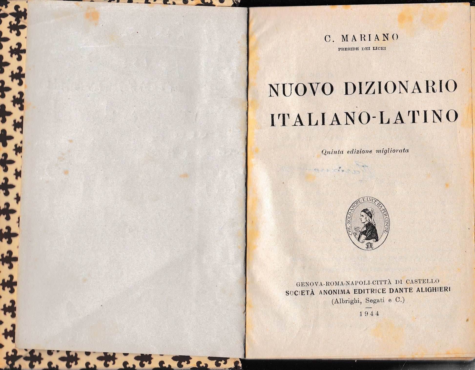 Nuovo dizionario Italiano-Latino - copertina