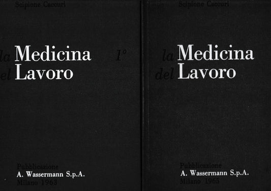 La Medicina del Lavoro, due volumi - copertina
