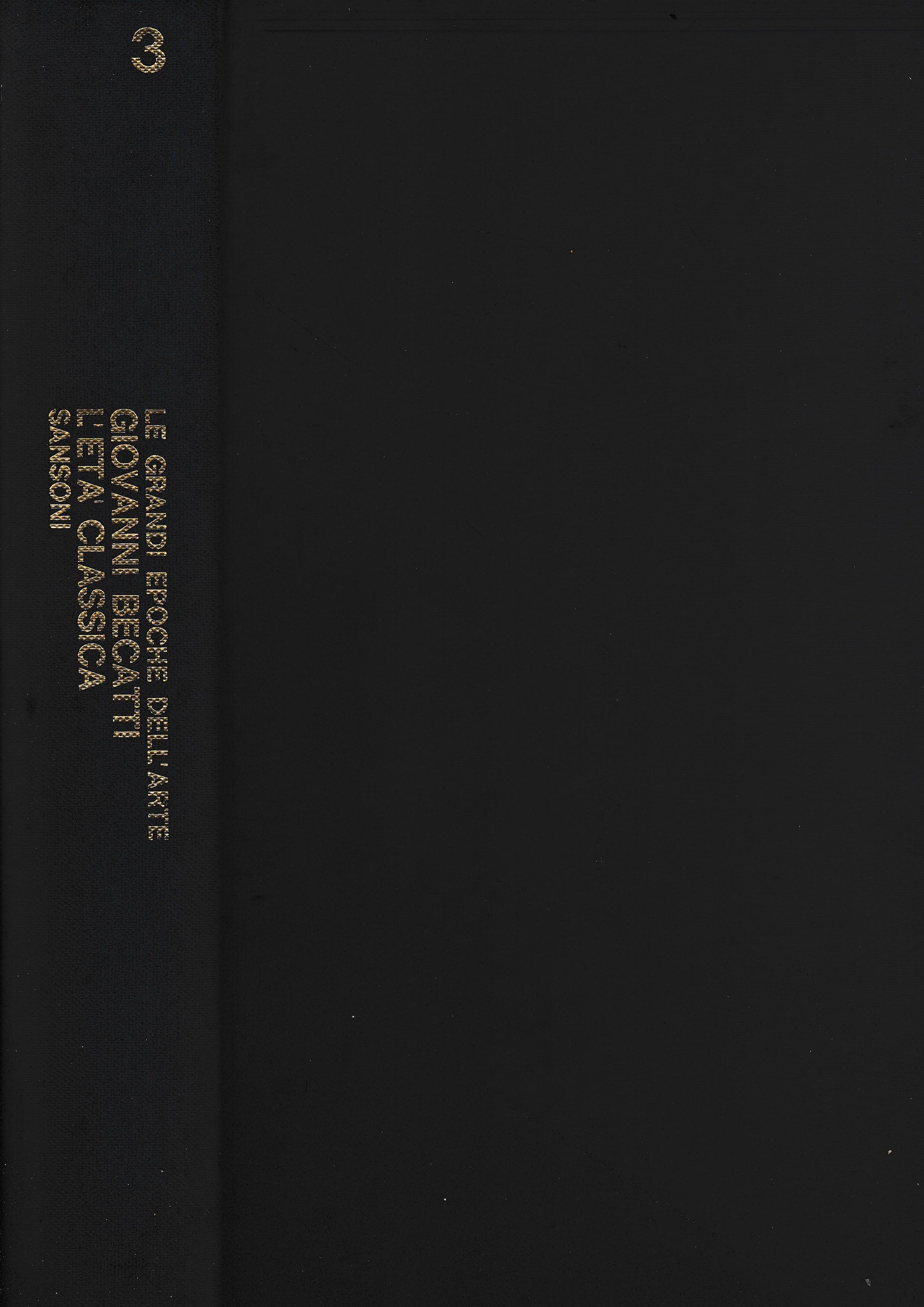 Le grandi enciclopedie dell'arte. L'età classica - volume 3° - copertina