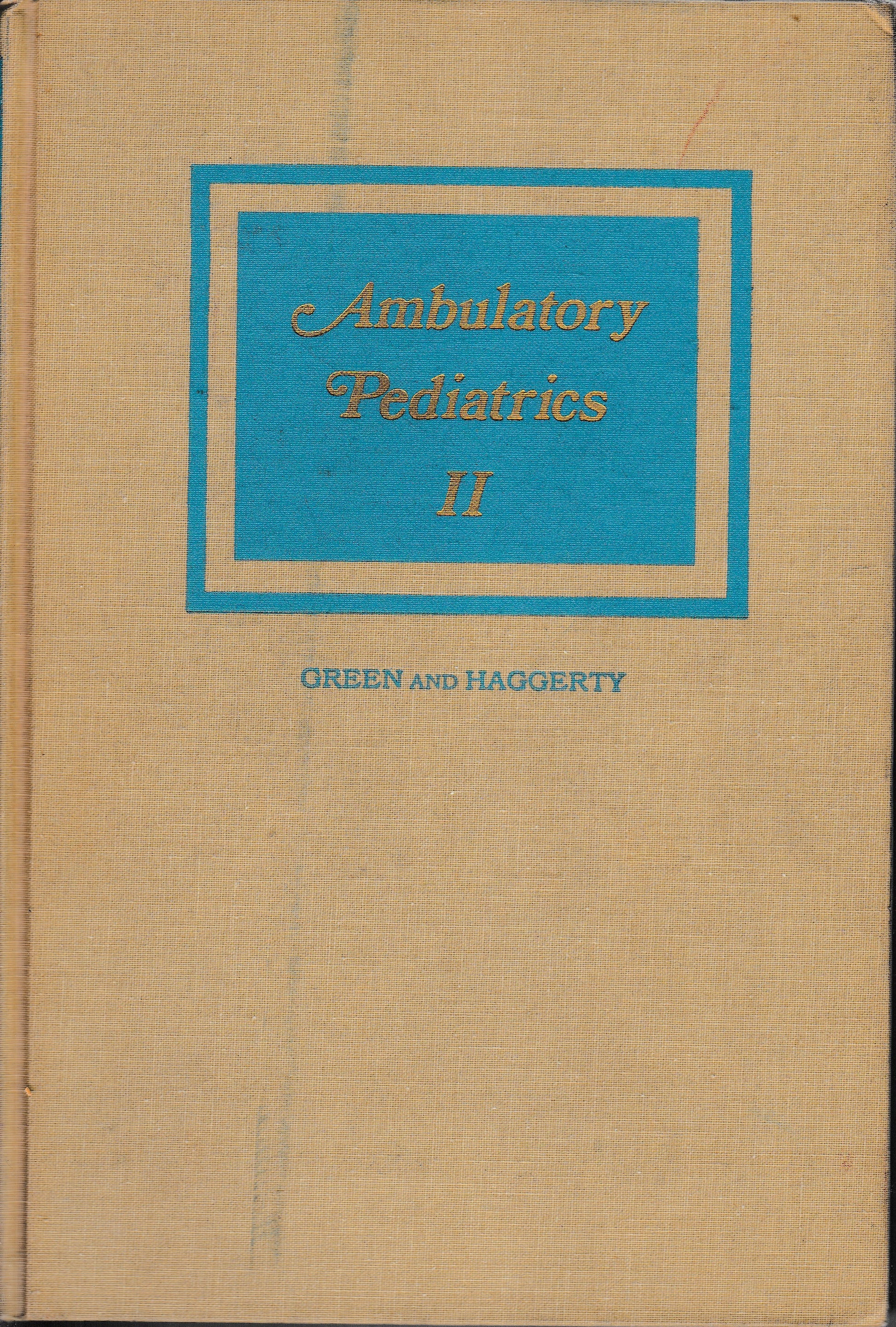 Ambulatory Pediatrics II. Personal health care of children in the office - copertina