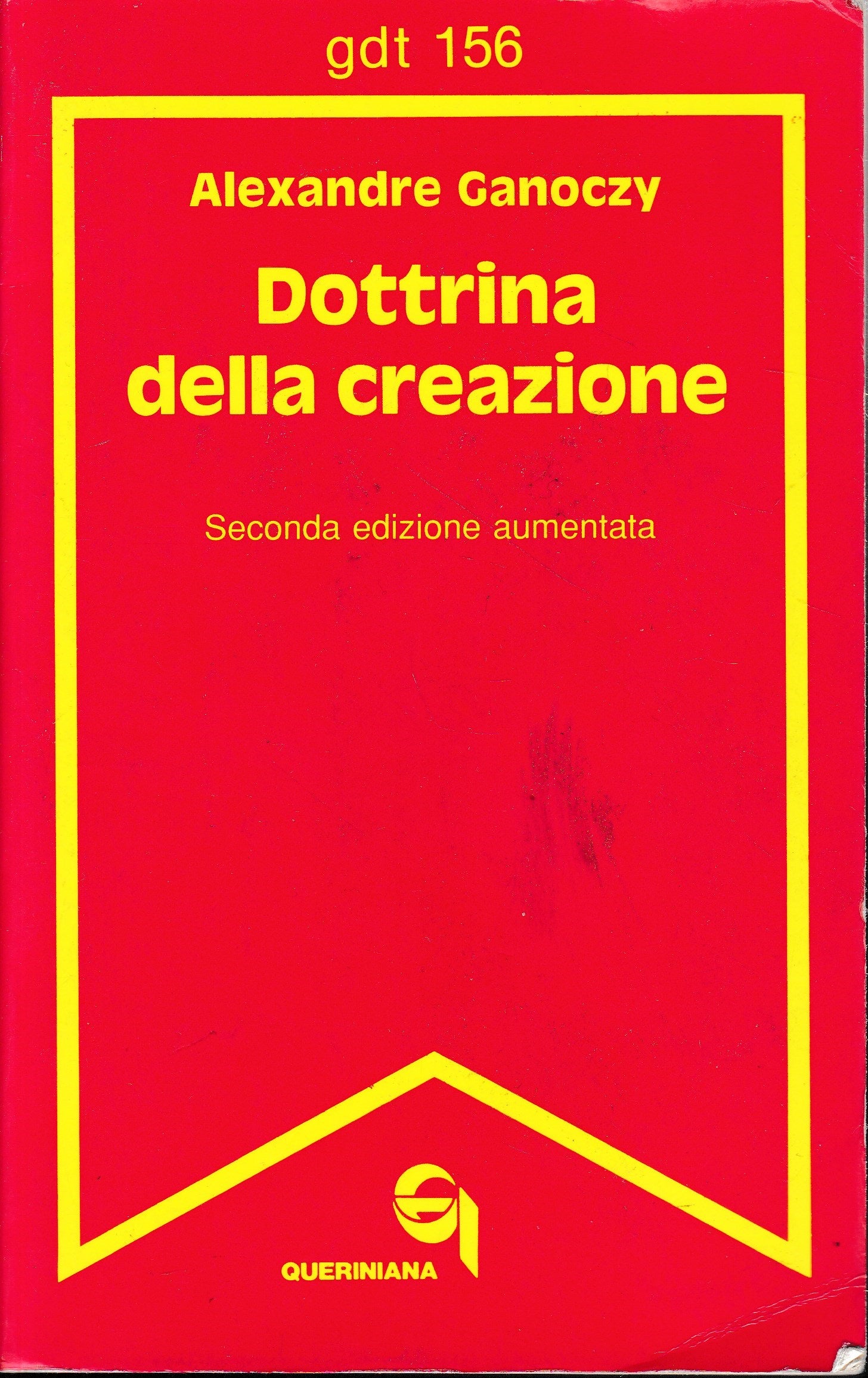 Dottrina della creazione - copertina