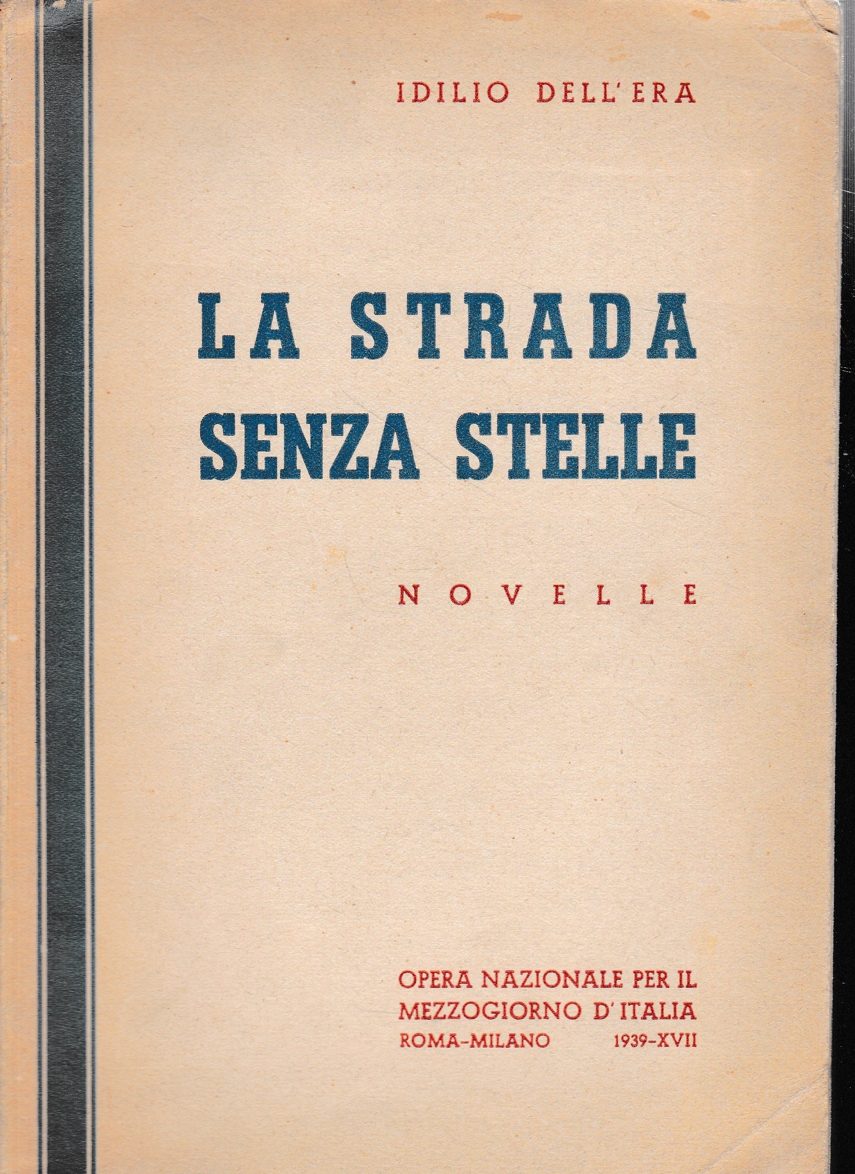 La strada senza stelle - copertina
