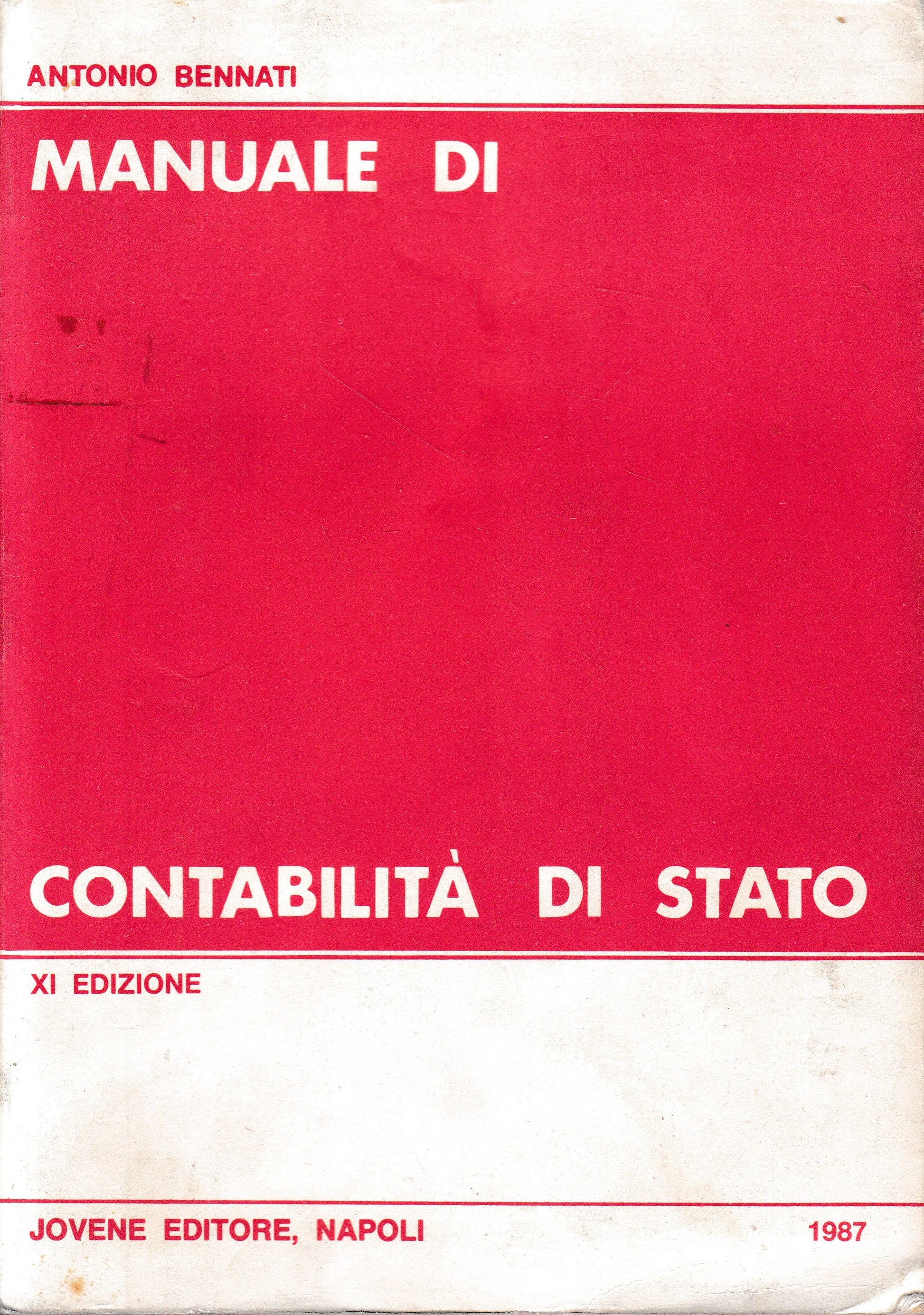 Manuale di Contabilità di Stato - copertina