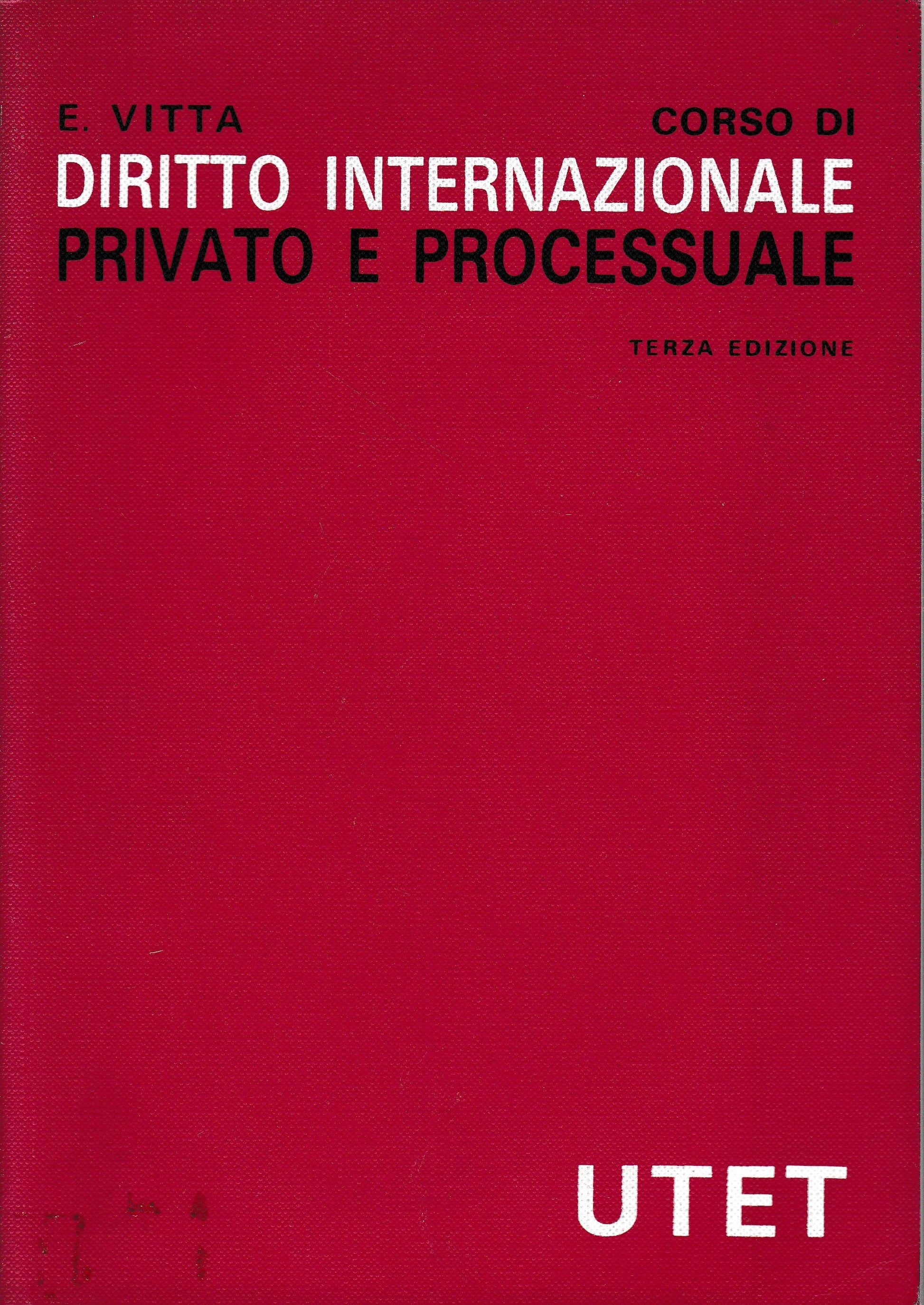 Corso di Diritto Internazionale privato e processuale - copertina