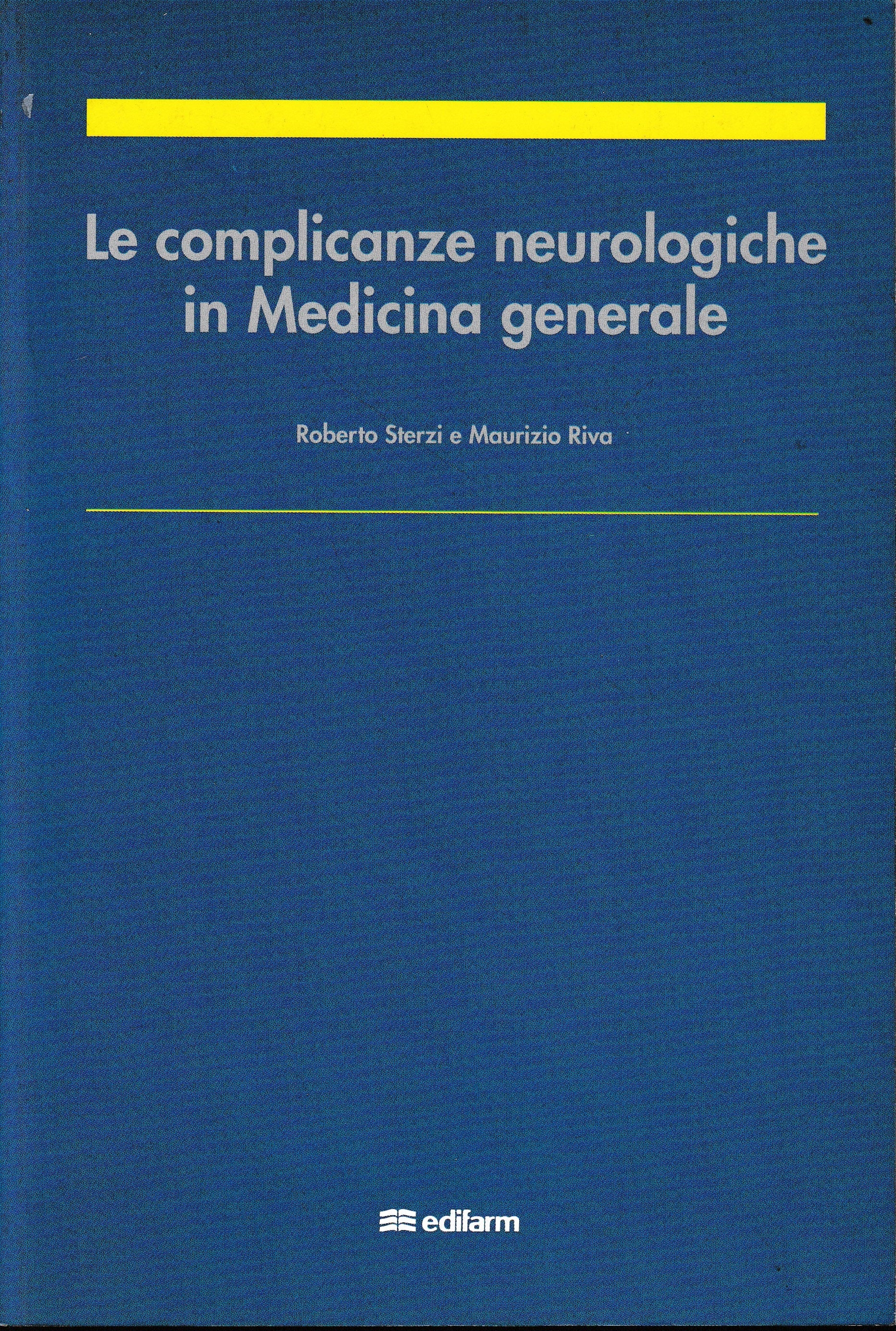 Le complicanze neurologiche in Medicina generale - copertina