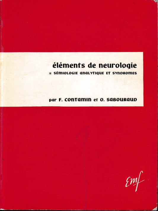 Eléments de Neurologie - copertina