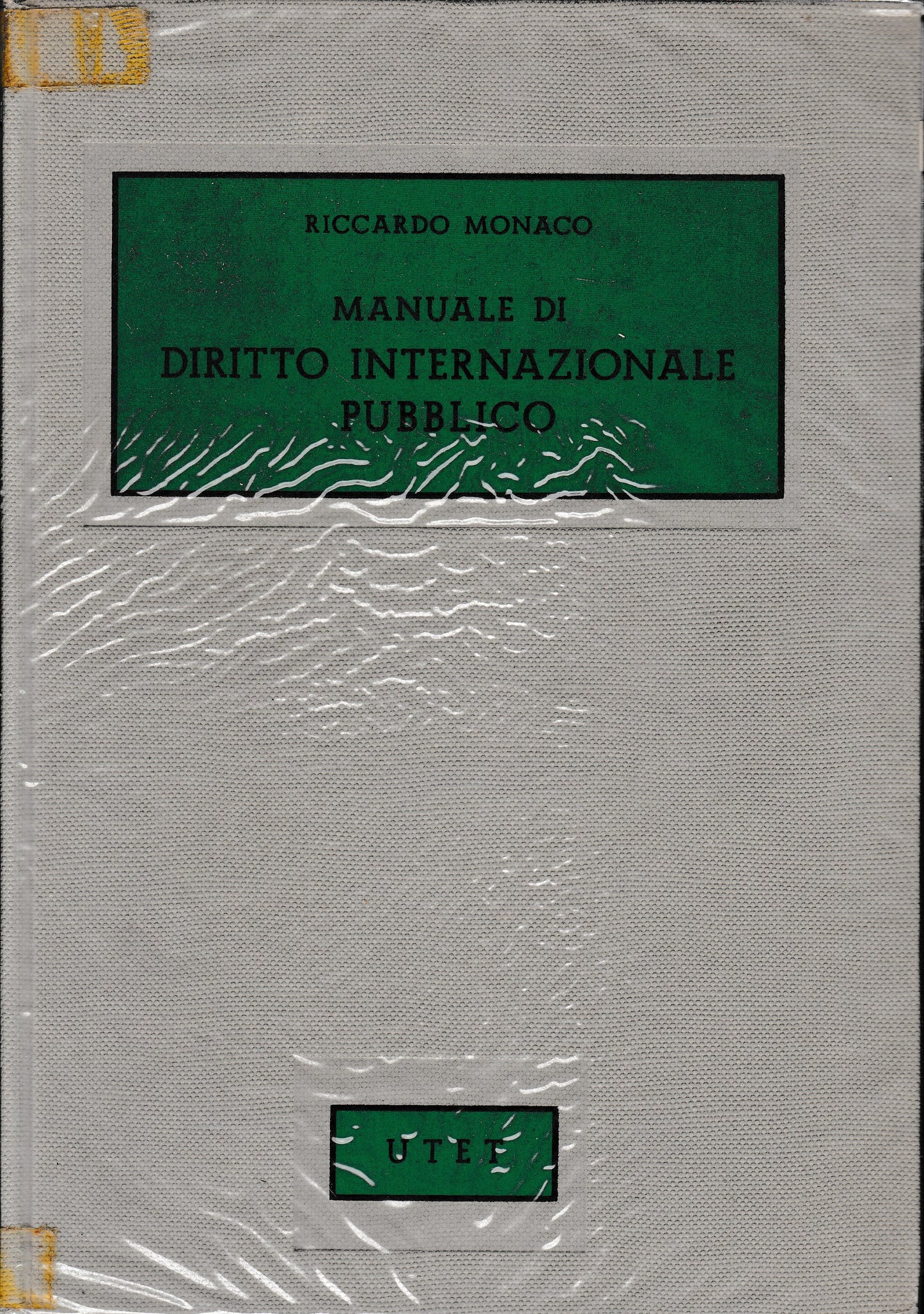 Manuale di Diritto Internazionale Pubblico - copertina