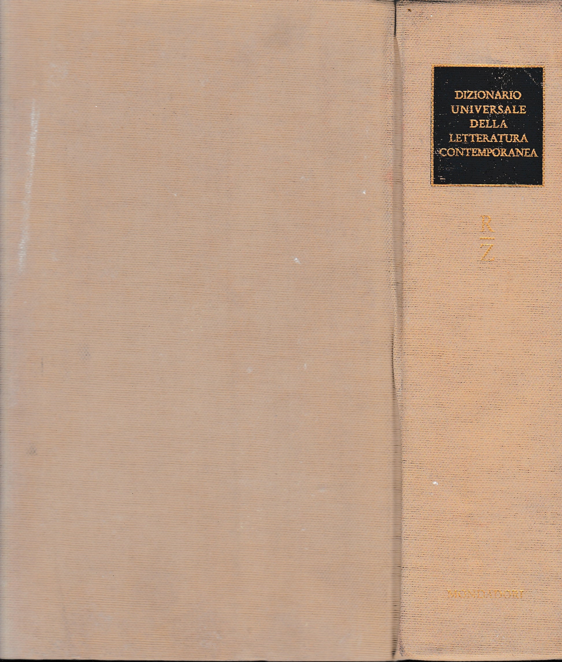 Dizionario Universale della Letteratura contemporanea, volume quarto R - Z - copertina