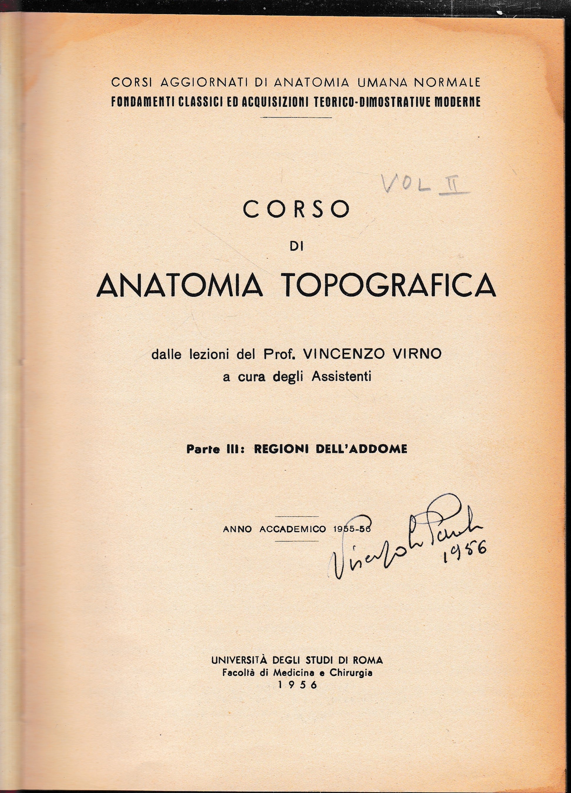 Anatomia Topografica, vol 2° - copertina