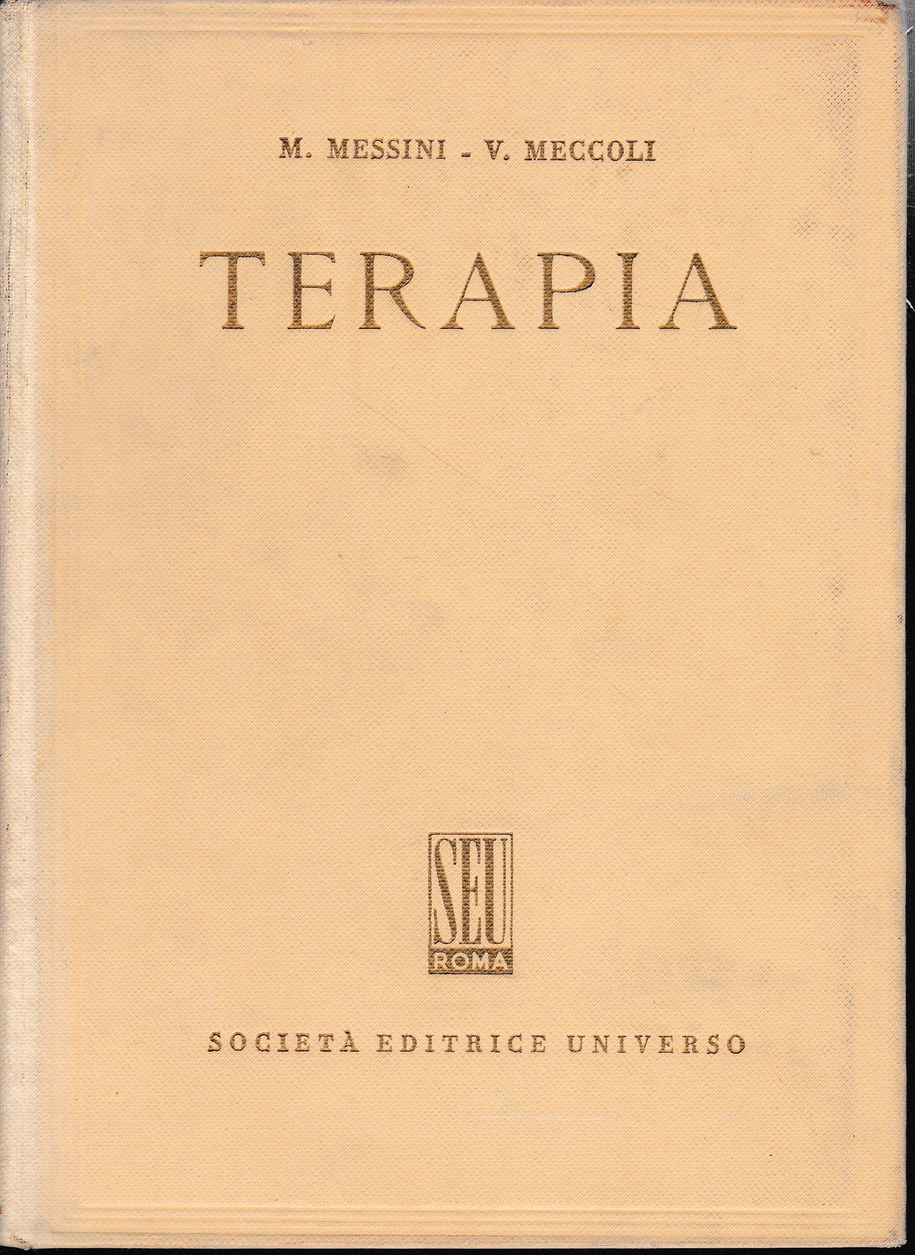 Compendio di Terapia delle malattie interne - copertina