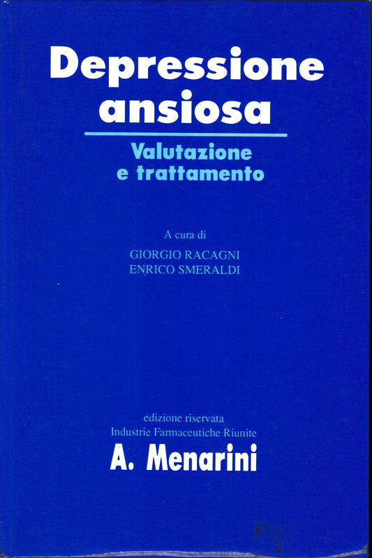 Depressione ansiosa. Valutazione e trattamento - copertina